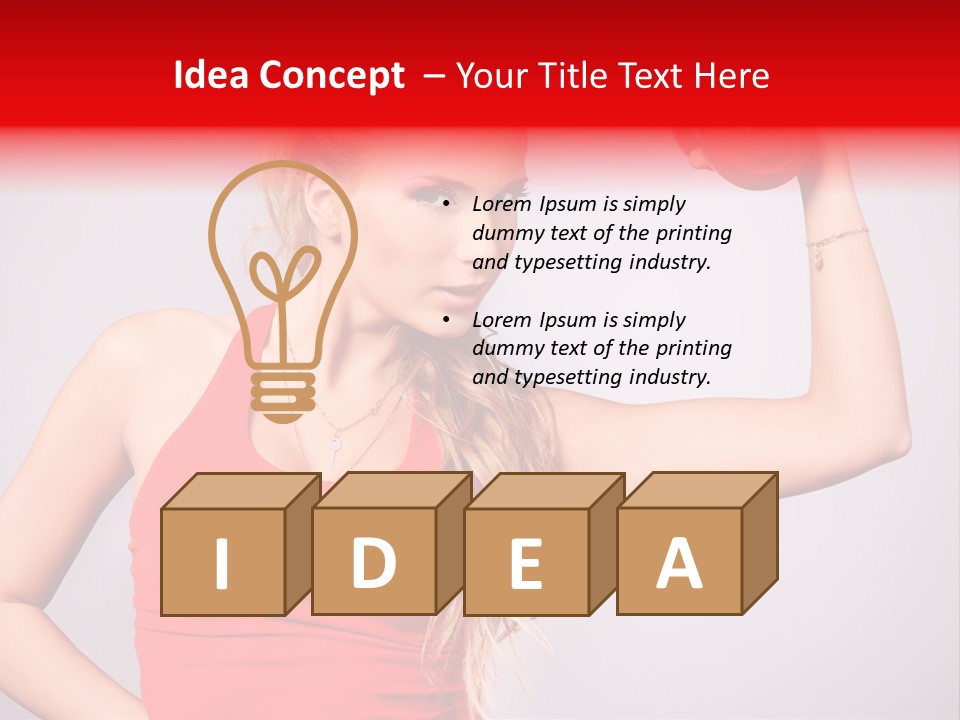 Ladies Fitness PowerPoint Template