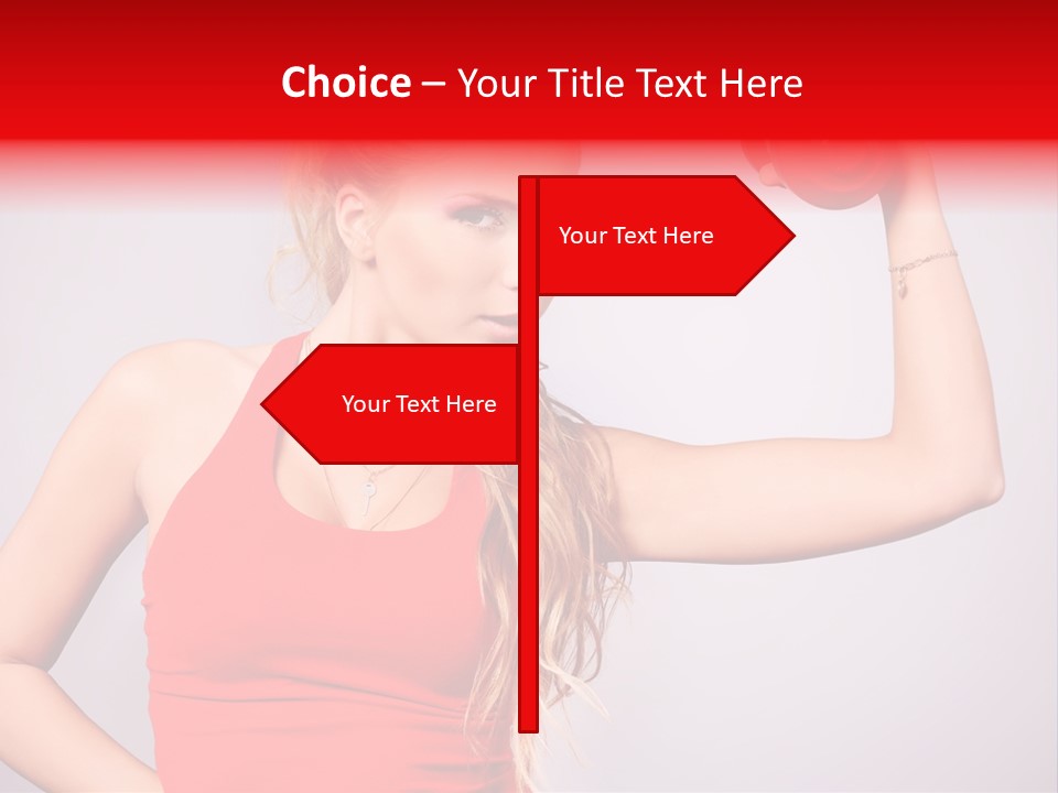 Ladies Fitness PowerPoint Template