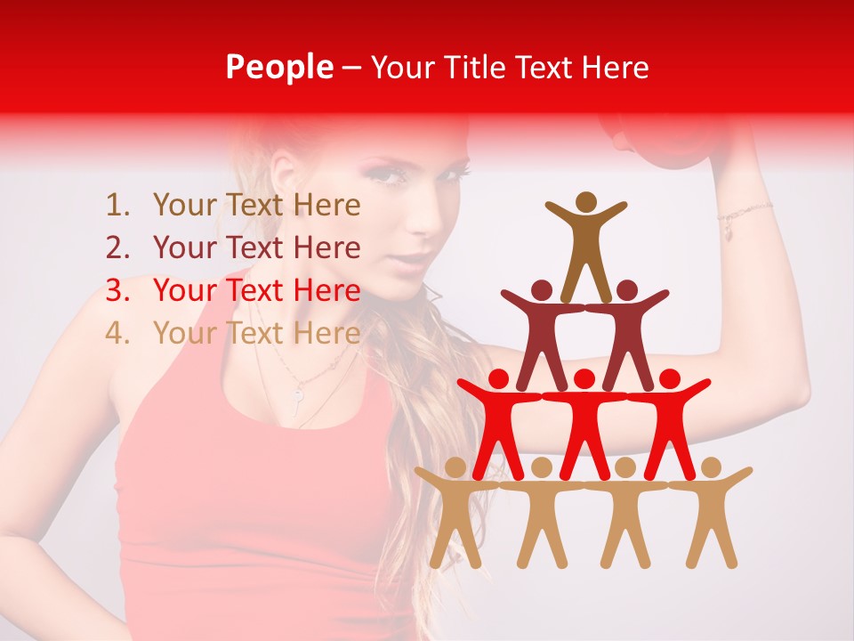 Ladies Fitness PowerPoint Template