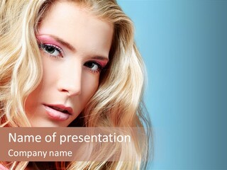 Woman Haircare  PowerPoint Template