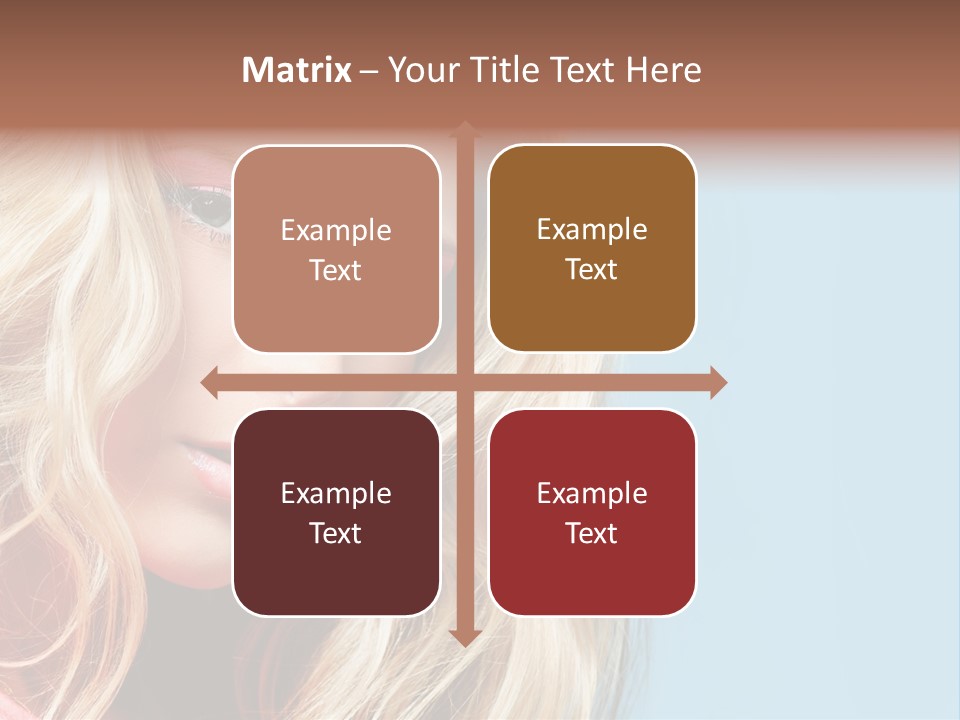 Woman Haircare  PowerPoint Template