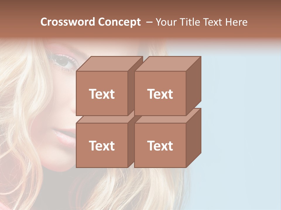 Woman Haircare  PowerPoint Template