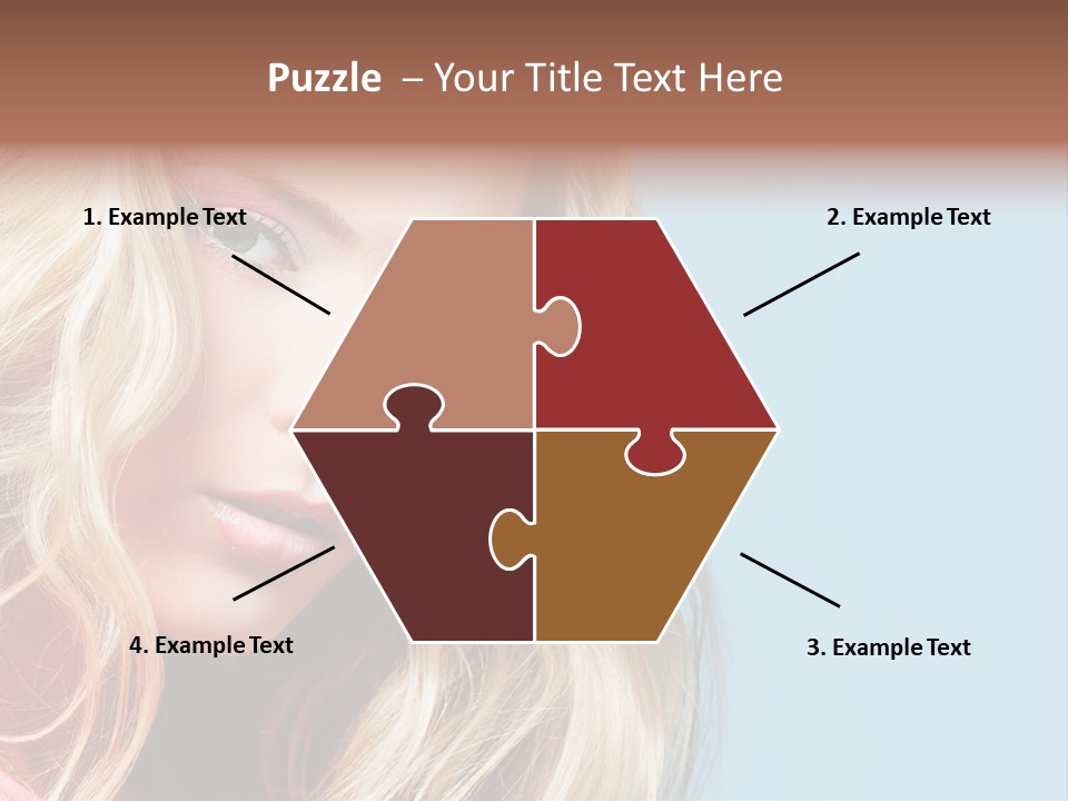 Woman Haircare  PowerPoint Template