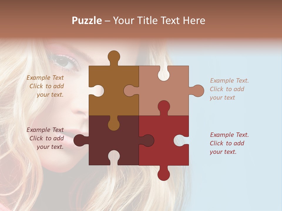 Woman Haircare  PowerPoint Template