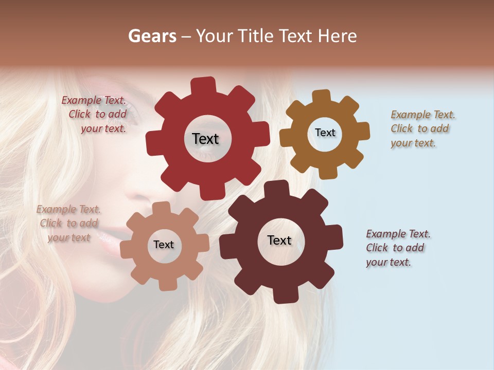 Woman Haircare  PowerPoint Template