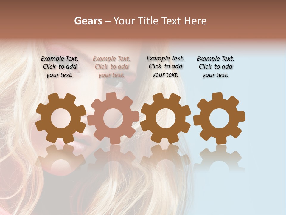 Woman Haircare  PowerPoint Template