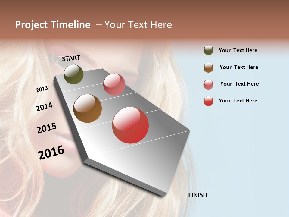 Woman Haircare  PowerPoint Template