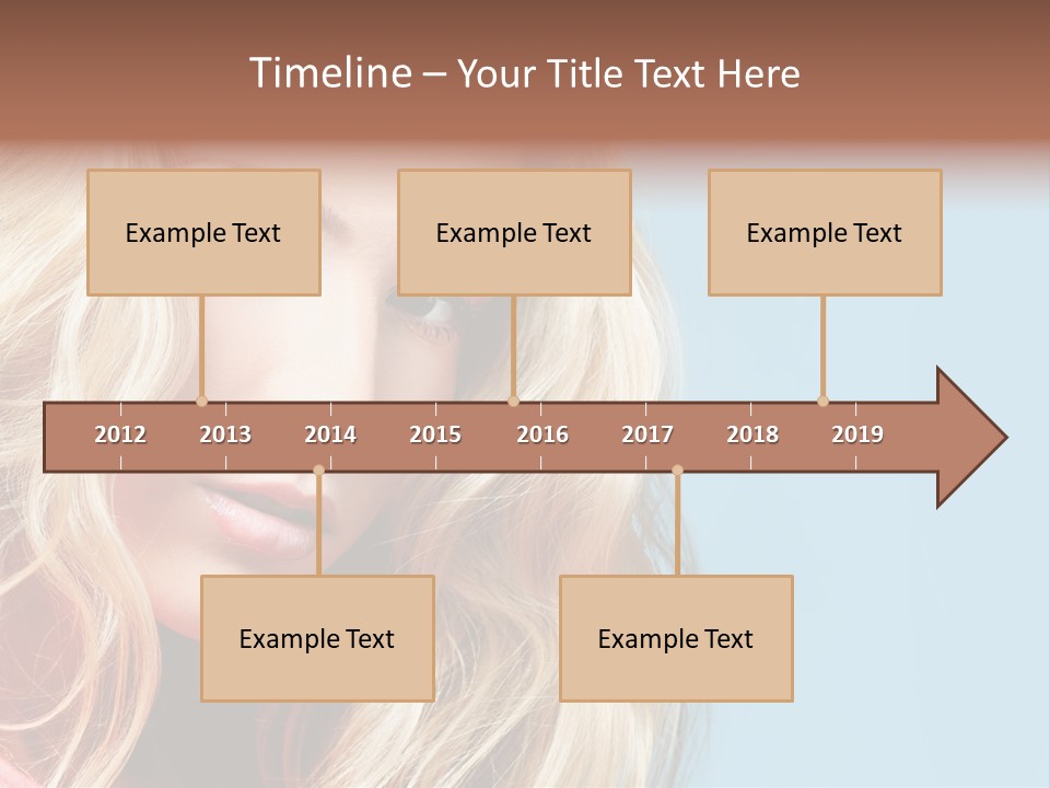 Woman Haircare  PowerPoint Template