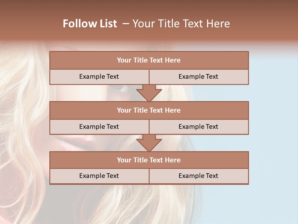 Woman Haircare  PowerPoint Template