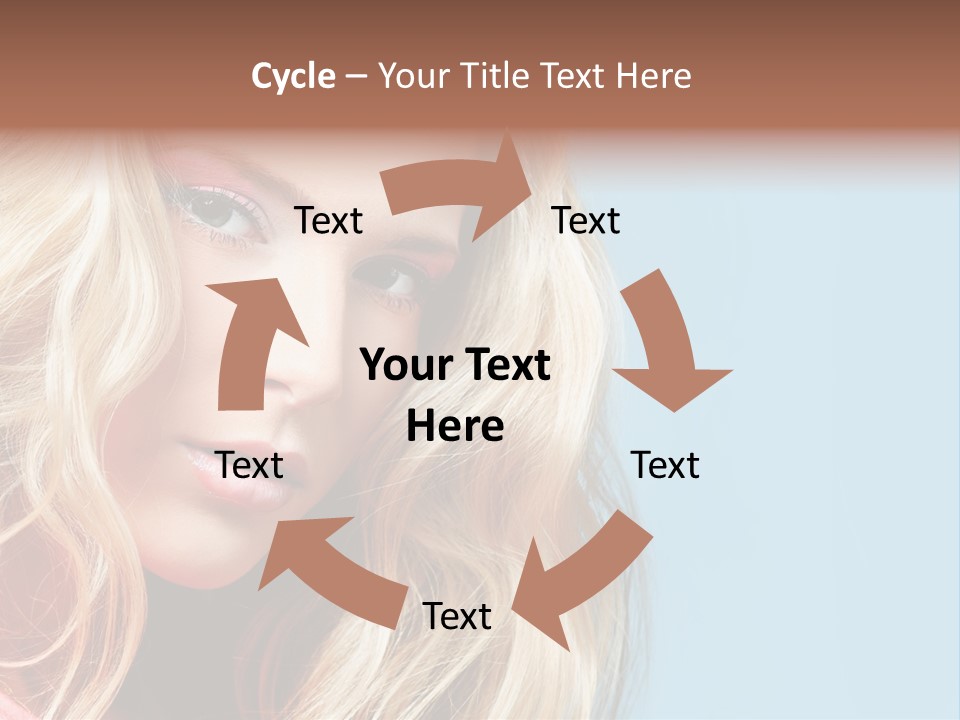 Woman Haircare  PowerPoint Template