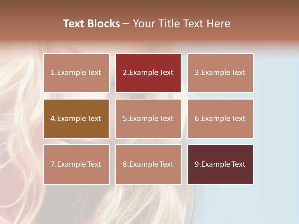 Woman Haircare  PowerPoint Template