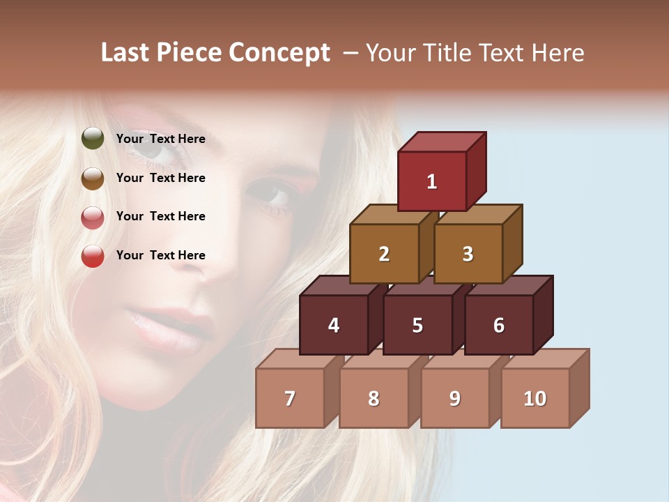 Woman Haircare  PowerPoint Template