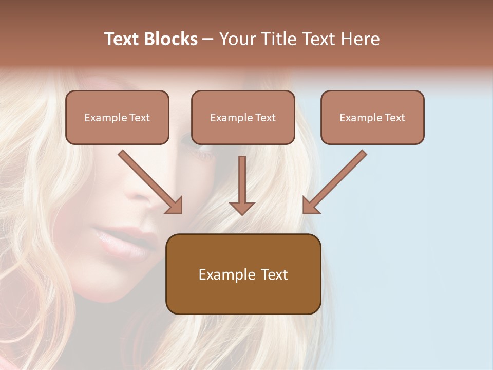 Woman Haircare  PowerPoint Template