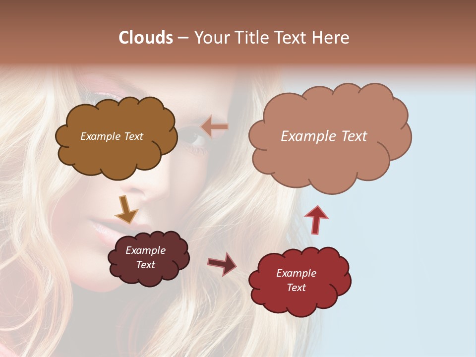 Woman Haircare  PowerPoint Template