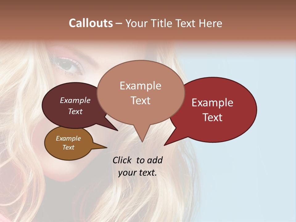 Woman Haircare  PowerPoint Template