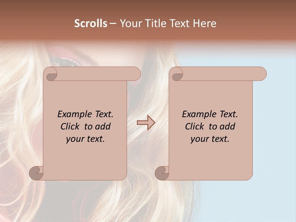 Woman Haircare  PowerPoint Template