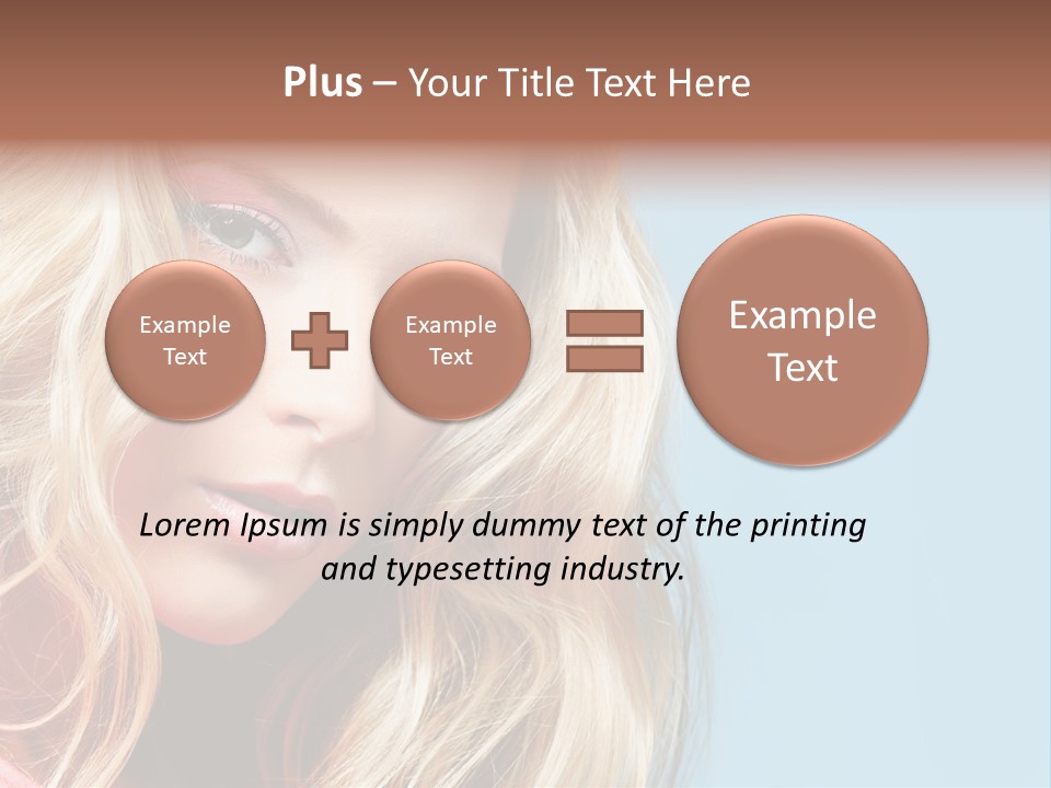 Woman Haircare  PowerPoint Template