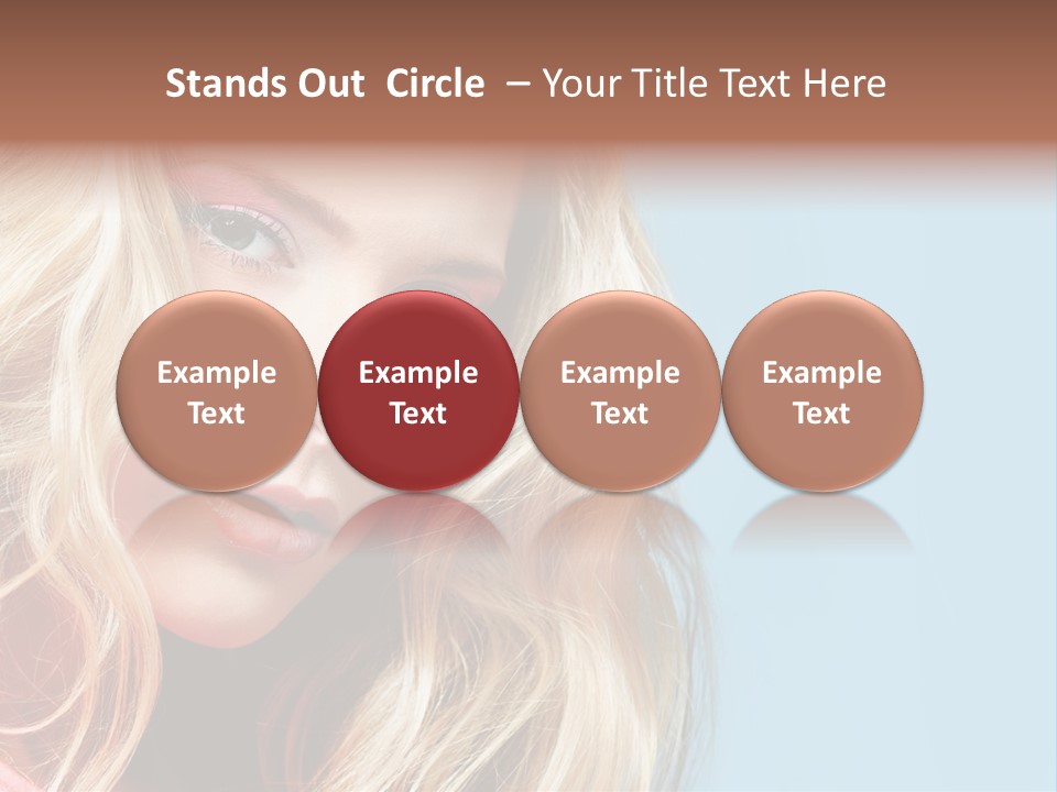 Woman Haircare  PowerPoint Template