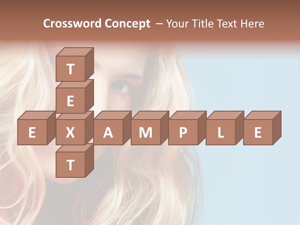 Woman Haircare  PowerPoint Template