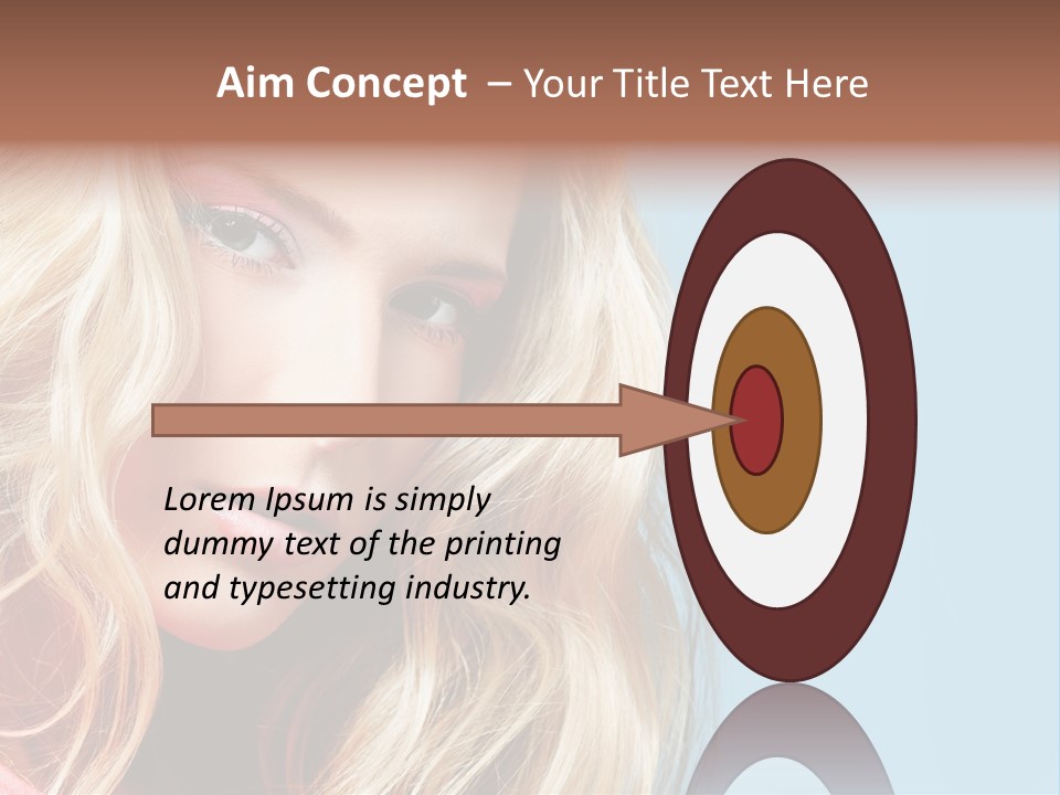 Woman Haircare  PowerPoint Template