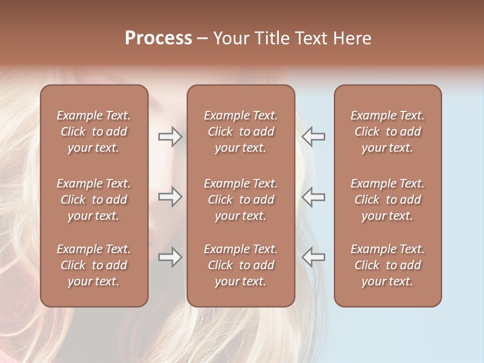 Woman Haircare  PowerPoint Template