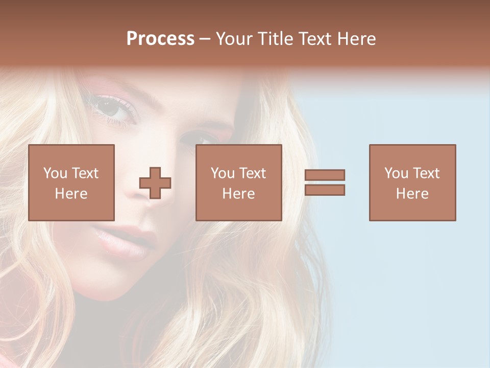 Woman Haircare  PowerPoint Template