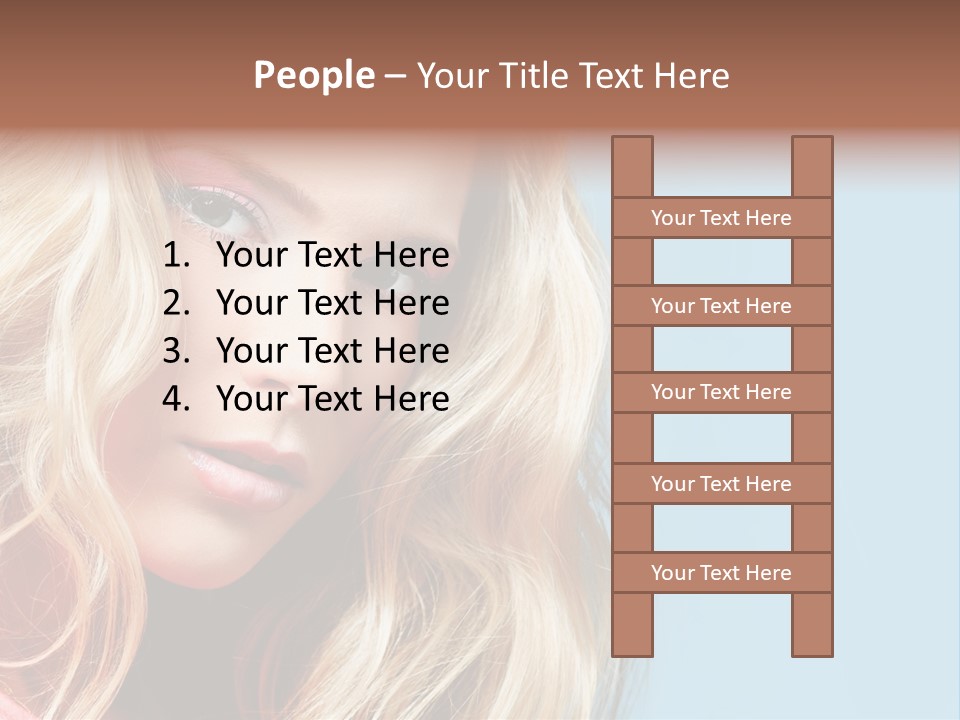 Woman Haircare  PowerPoint Template