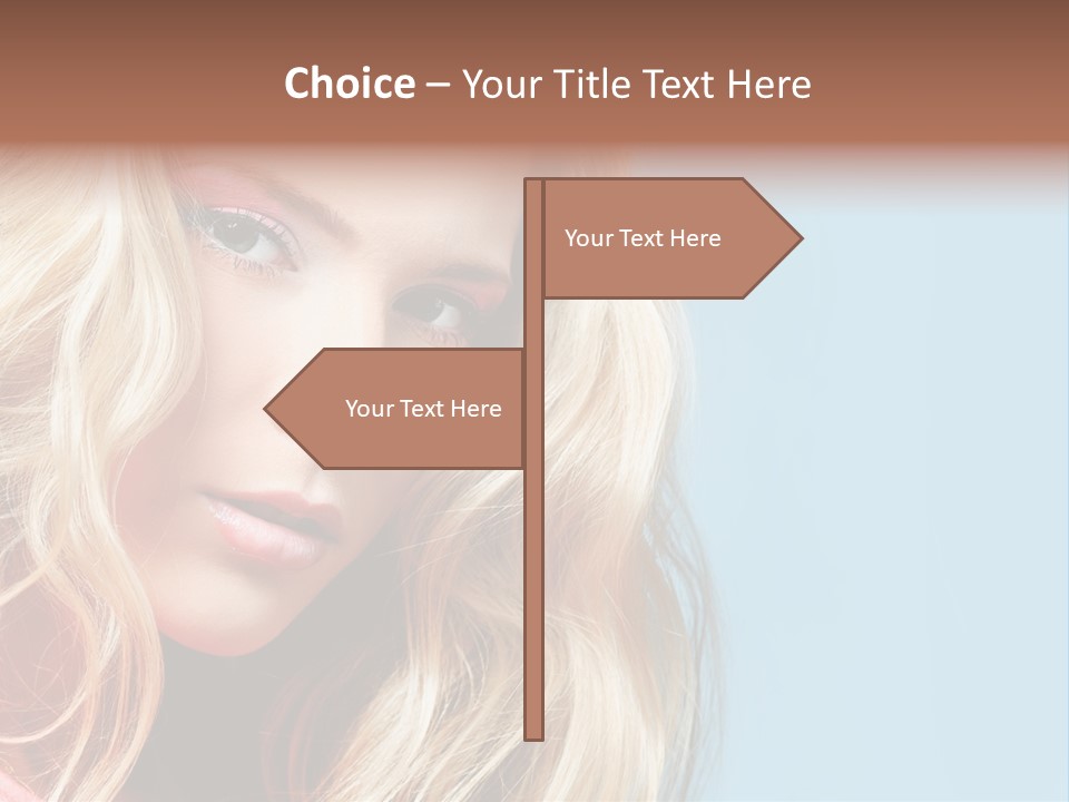 Woman Haircare  PowerPoint Template