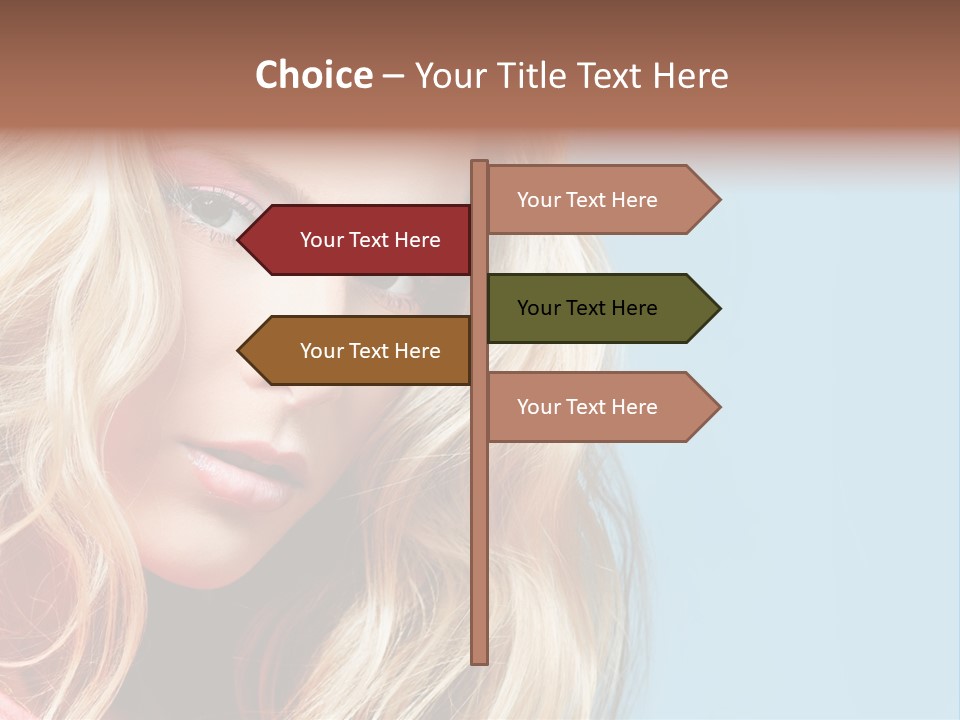 Woman Haircare  PowerPoint Template