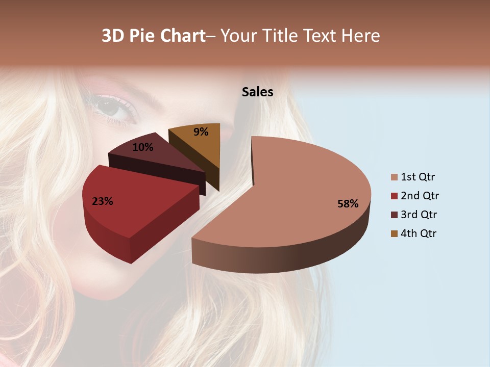 Woman Haircare  PowerPoint Template