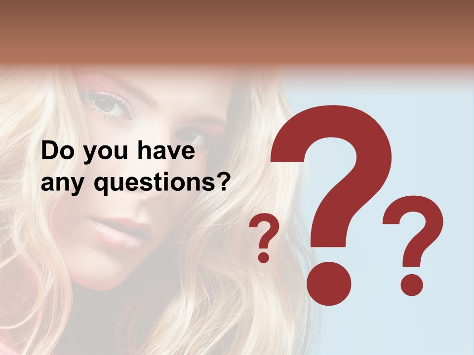 Woman Haircare  PowerPoint Template