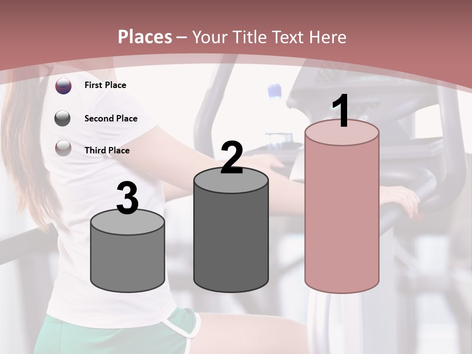 Moving Wellbeing Caucasian PowerPoint Template