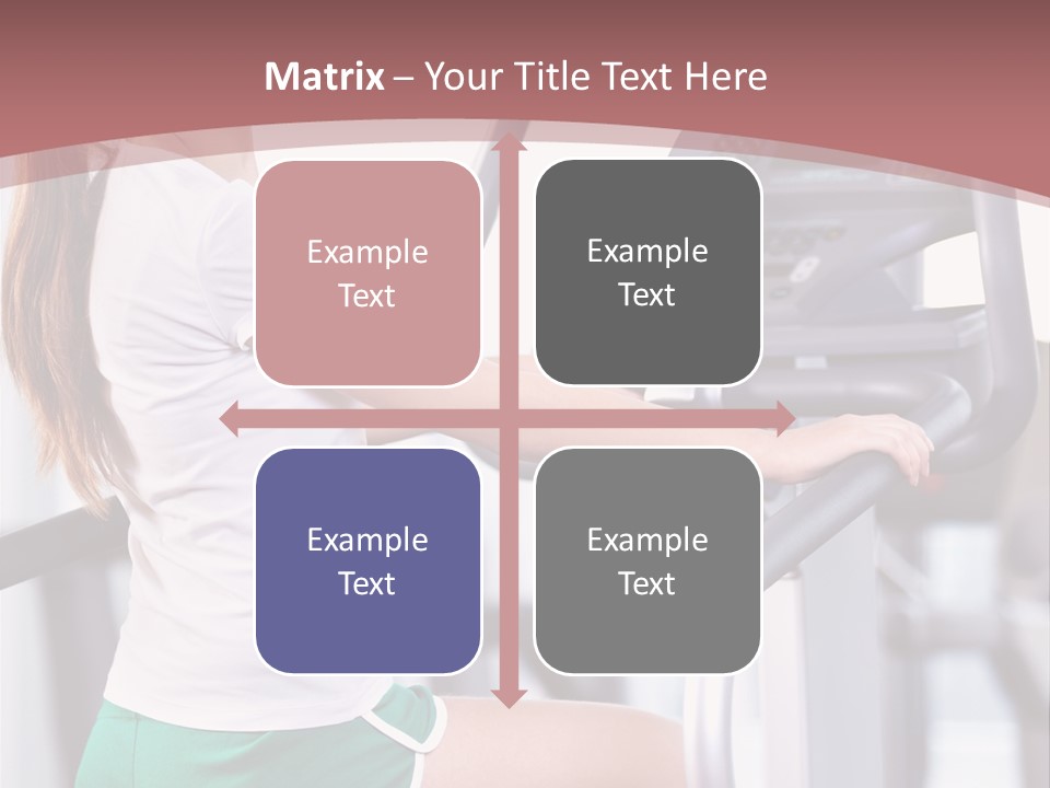 Moving Wellbeing Caucasian PowerPoint Template