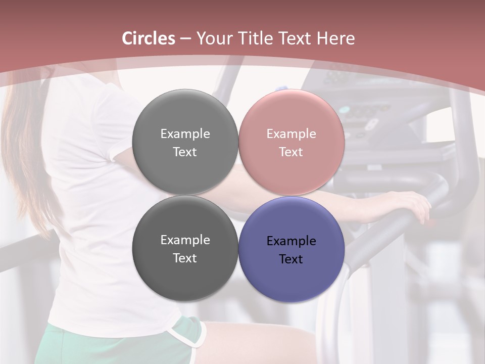 Moving Wellbeing Caucasian PowerPoint Template