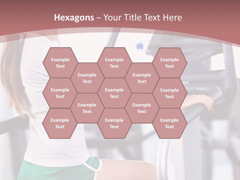 Moving Wellbeing Caucasian PowerPoint Template