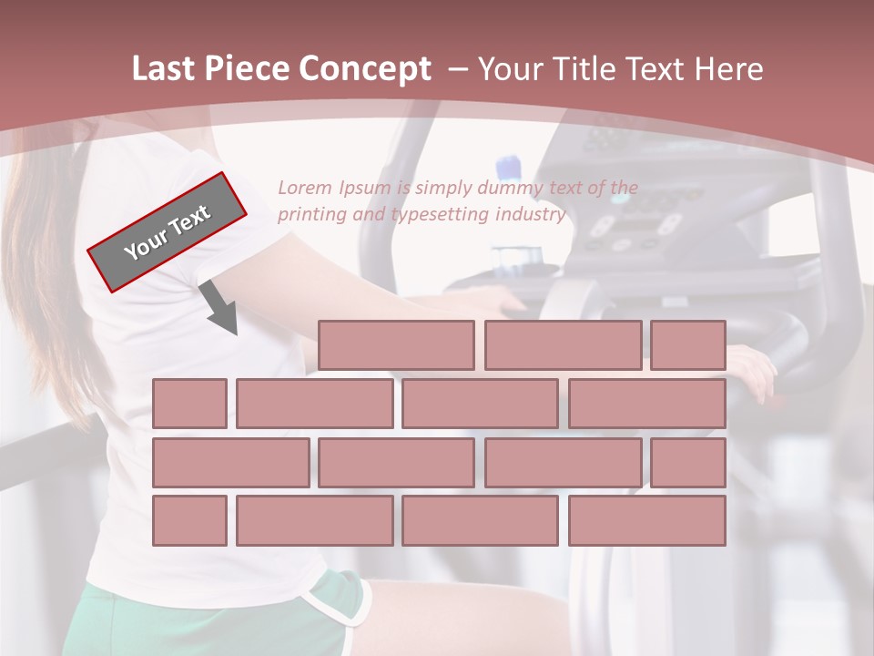 Moving Wellbeing Caucasian PowerPoint Template