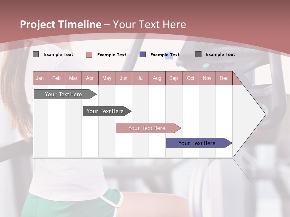 Moving Wellbeing Caucasian PowerPoint Template