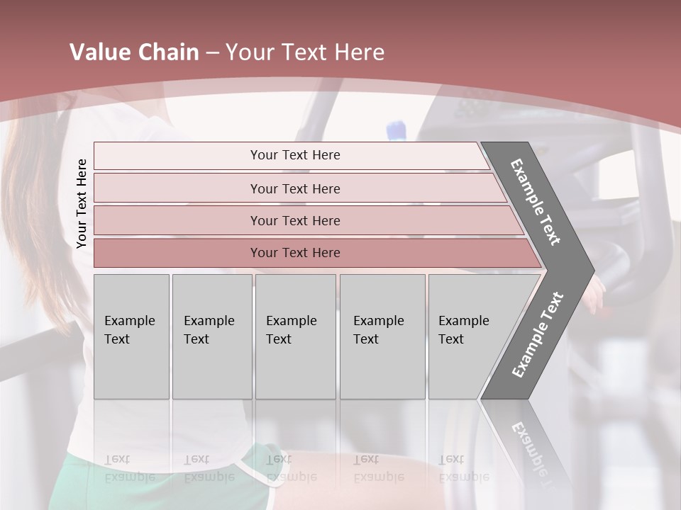 Moving Wellbeing Caucasian PowerPoint Template