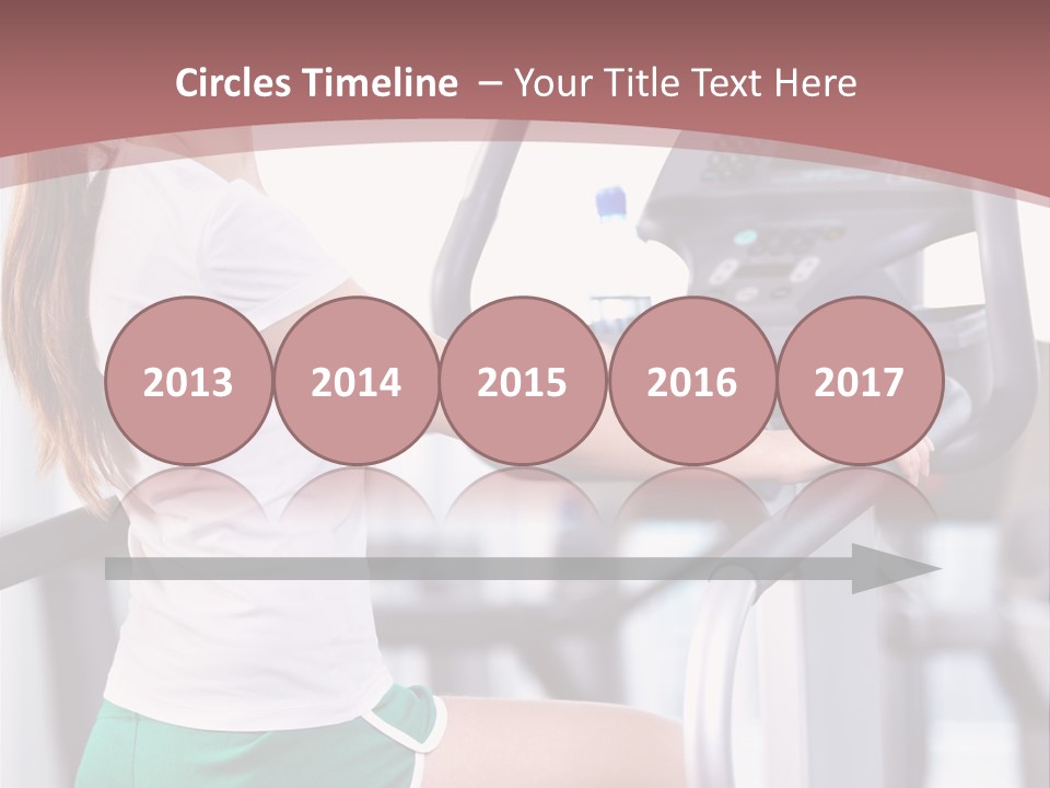 Moving Wellbeing Caucasian PowerPoint Template