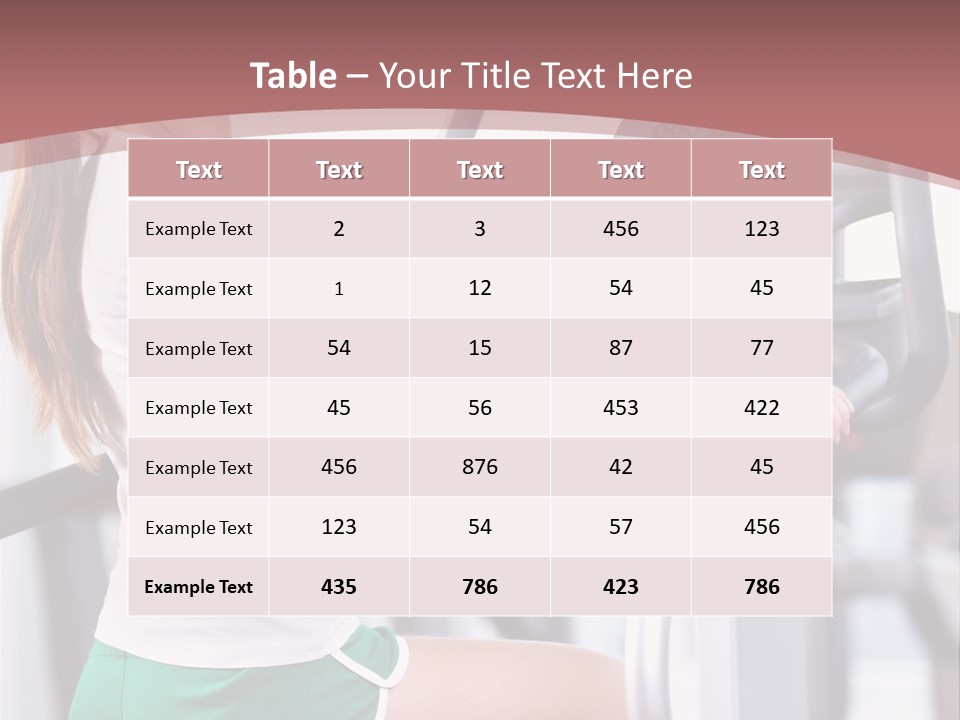 Moving Wellbeing Caucasian PowerPoint Template