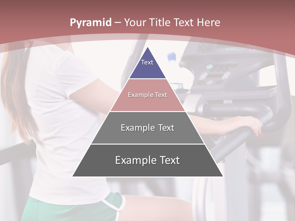 Moving Wellbeing Caucasian PowerPoint Template