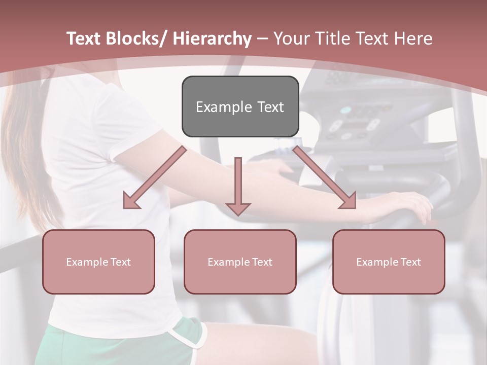 Moving Wellbeing Caucasian PowerPoint Template