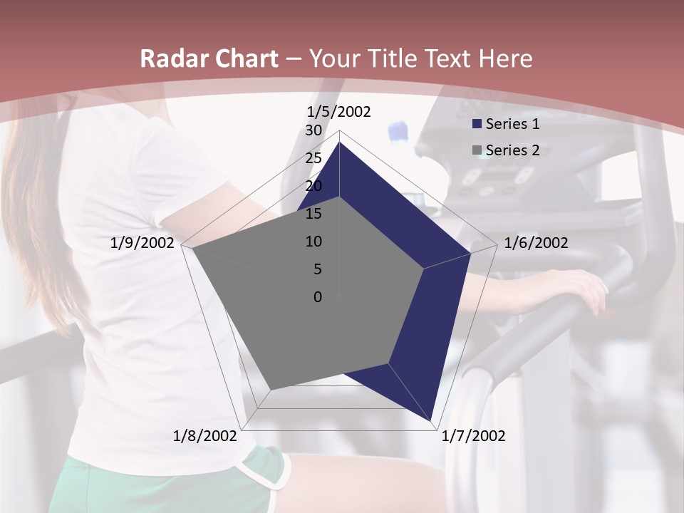 Moving Wellbeing Caucasian PowerPoint Template