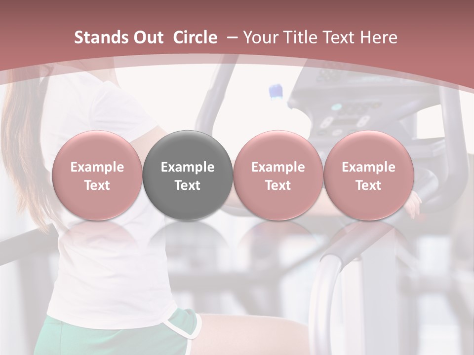 Moving Wellbeing Caucasian PowerPoint Template