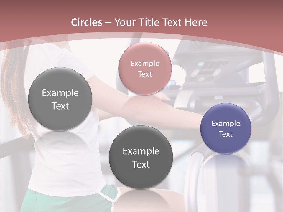 Moving Wellbeing Caucasian PowerPoint Template