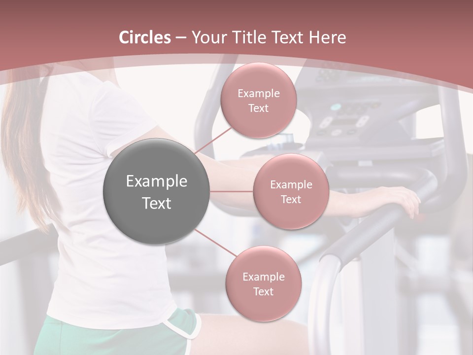 Moving Wellbeing Caucasian PowerPoint Template