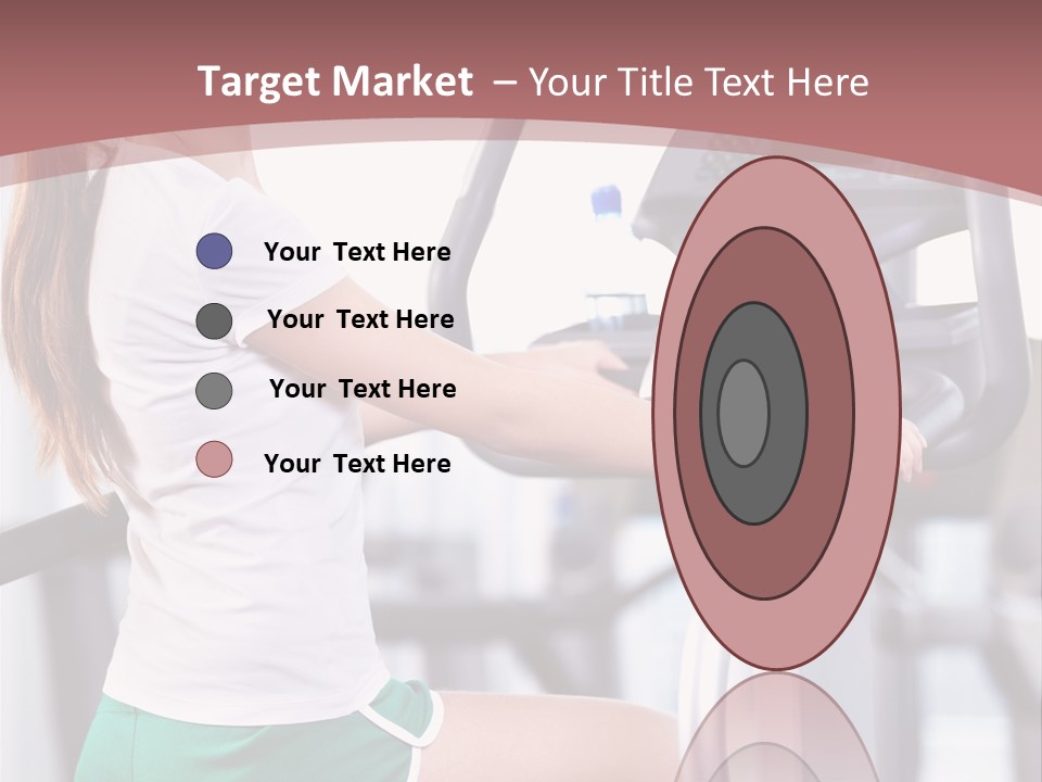 Moving Wellbeing Caucasian PowerPoint Template