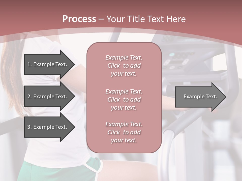 Moving Wellbeing Caucasian PowerPoint Template