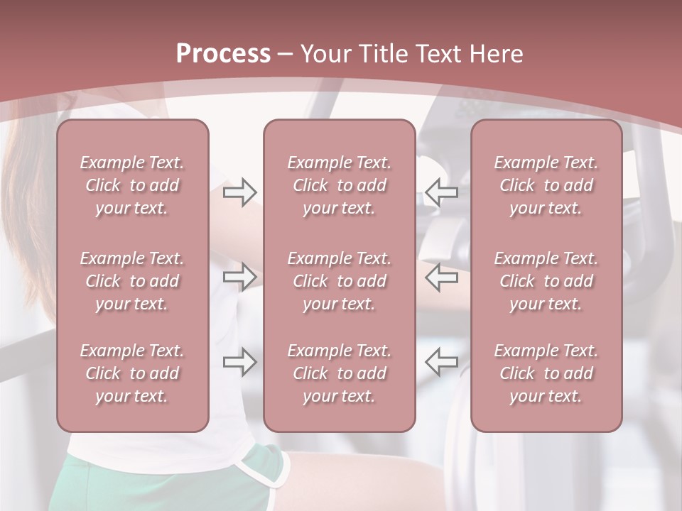 Moving Wellbeing Caucasian PowerPoint Template