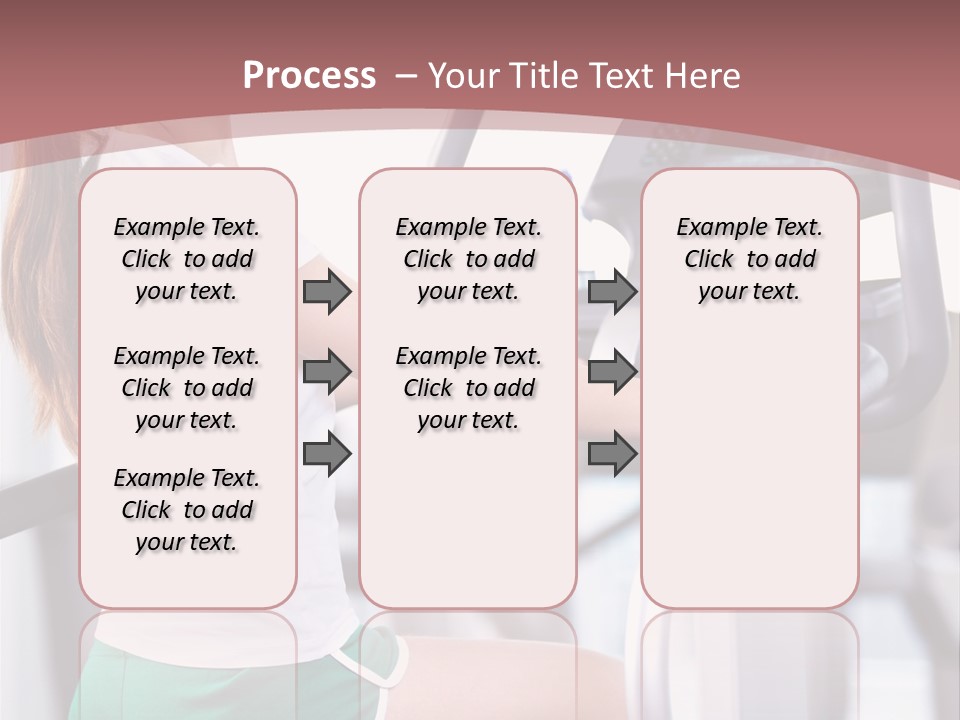 Moving Wellbeing Caucasian PowerPoint Template